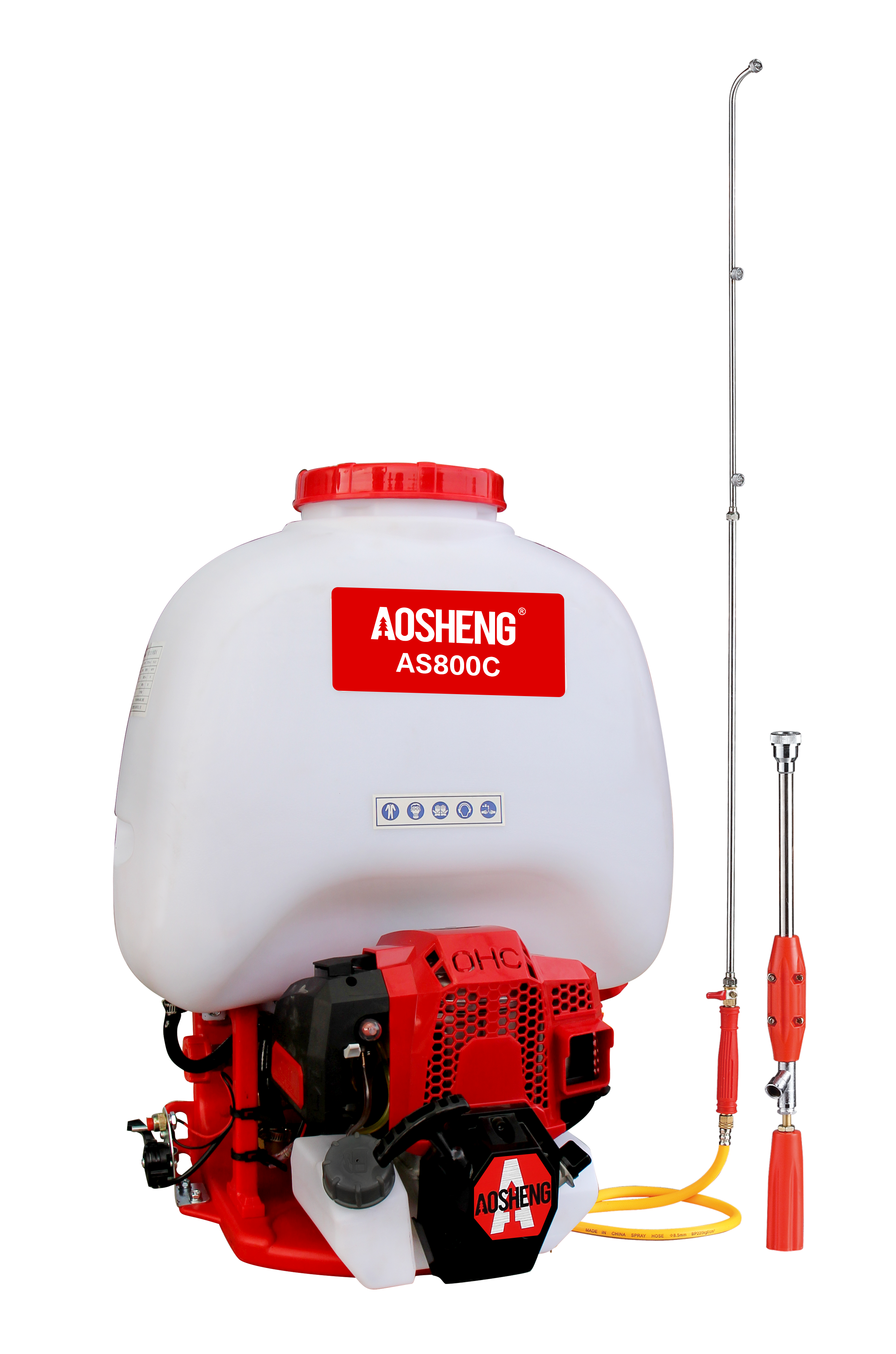 Pulverizatoarele pe benzină sunt disponibile într-o varietate de dimensiuni și modele